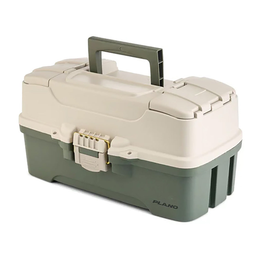 Plano Three-Tray Tackle Box - Green/Tan [P000407] 1