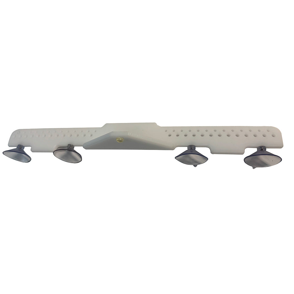 Deep Blue Marine 18" Acrylic Lure Rack - Suction Cup Mount - White [LR-18] 1