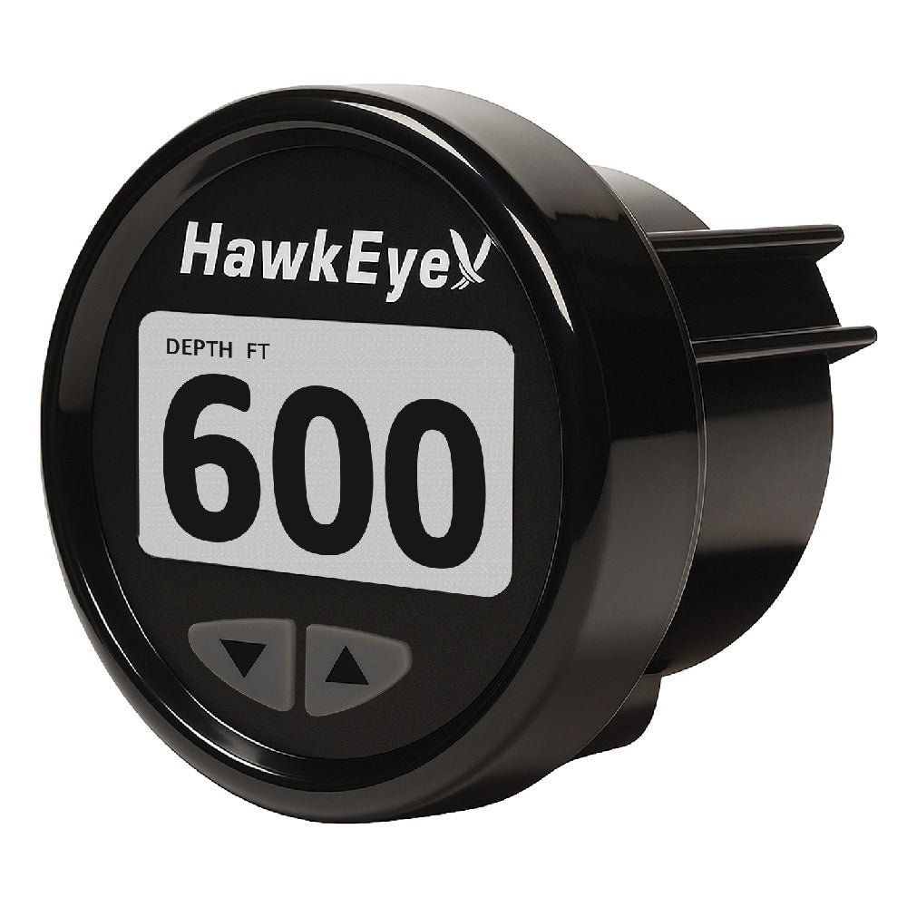 HawkEye DepthTrax Edge In-Dash Depth Finder - HD Color Display - 600' Max Depth - TM Transducer [DT3BX-TM] 1