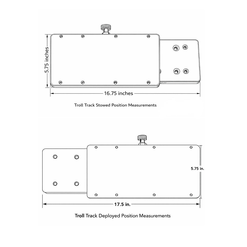Sea Swivel Troll Track Trolling Motor Mount [SEA-HDM-TROLL-TRACK] 5