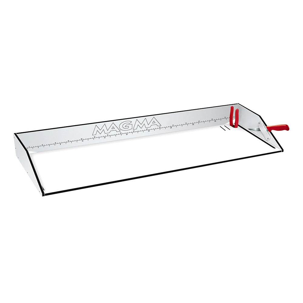 Magma First Mate Cutting  Serving Table w/Engraved Ruler - 31" Long x 12.5" Deep x 3 7/8" High [T10-503B] 1