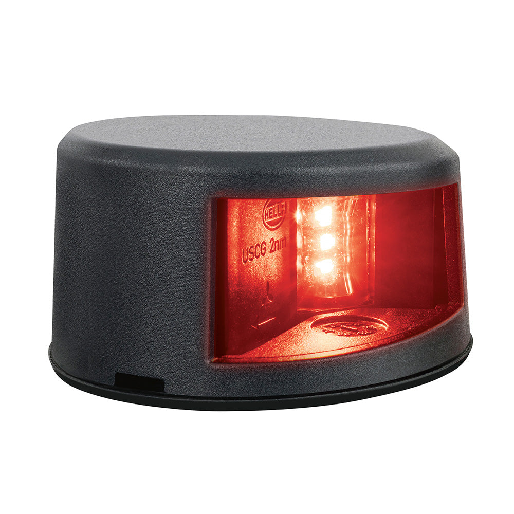 Hella Marine NaviLED Gen II Port Deck Mount Navigation Lamp - Black [017910001] 1