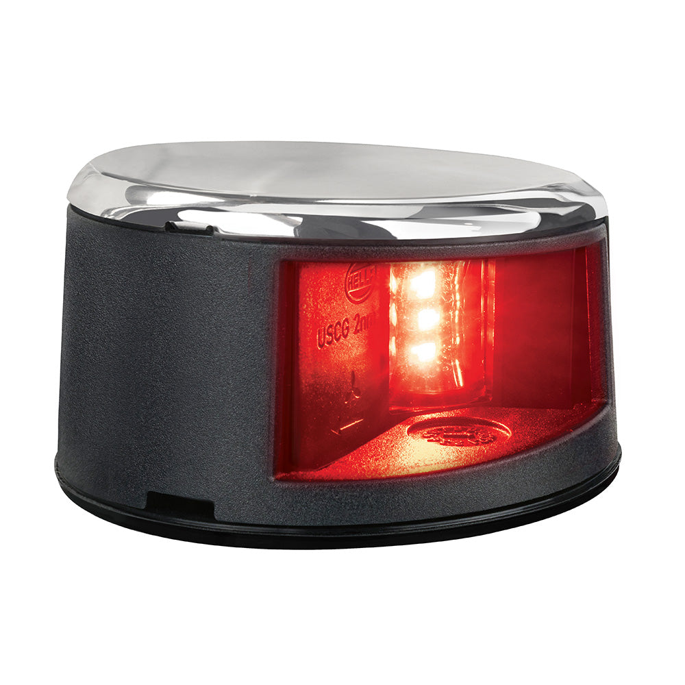Hella Marine NaviLED Gen II Port Deck Mount Navigation Lamp - Stainless Steel [017910011] 1