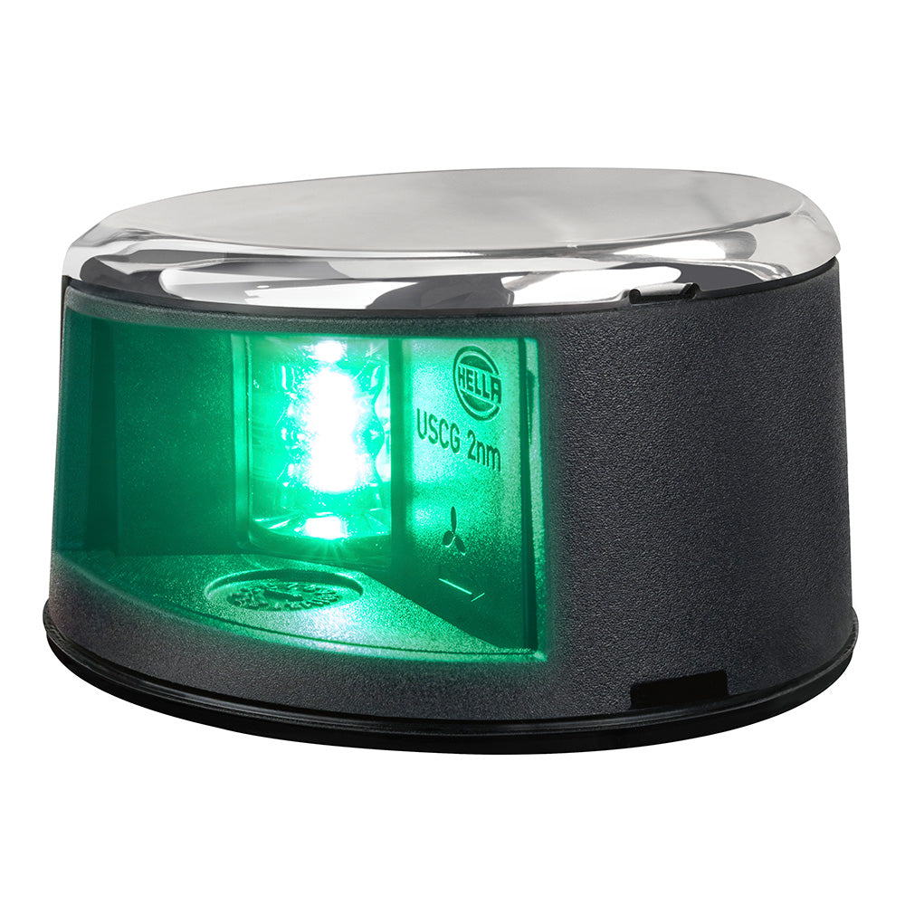 Hella Marine NaviLED Gen II Starboard Deck Mount Navigation Lamp - Stainless Steel [017910311] 1