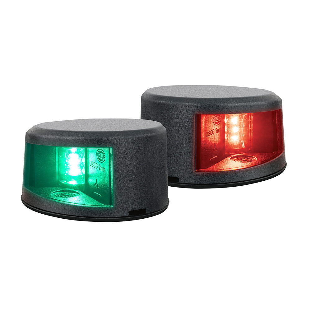 Hella Marine NaviLED Gen II Port/Starboard Deck Mount Navigation Lamps - Black [017910801] 1