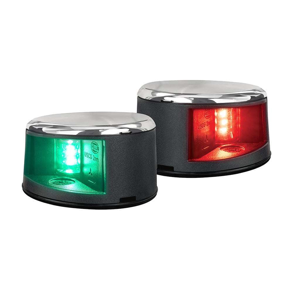 Hella Marine NaviLED Gen II Port/Starboard Deck Mount Navigation Lamps - Stainless Steel [017910821] 1