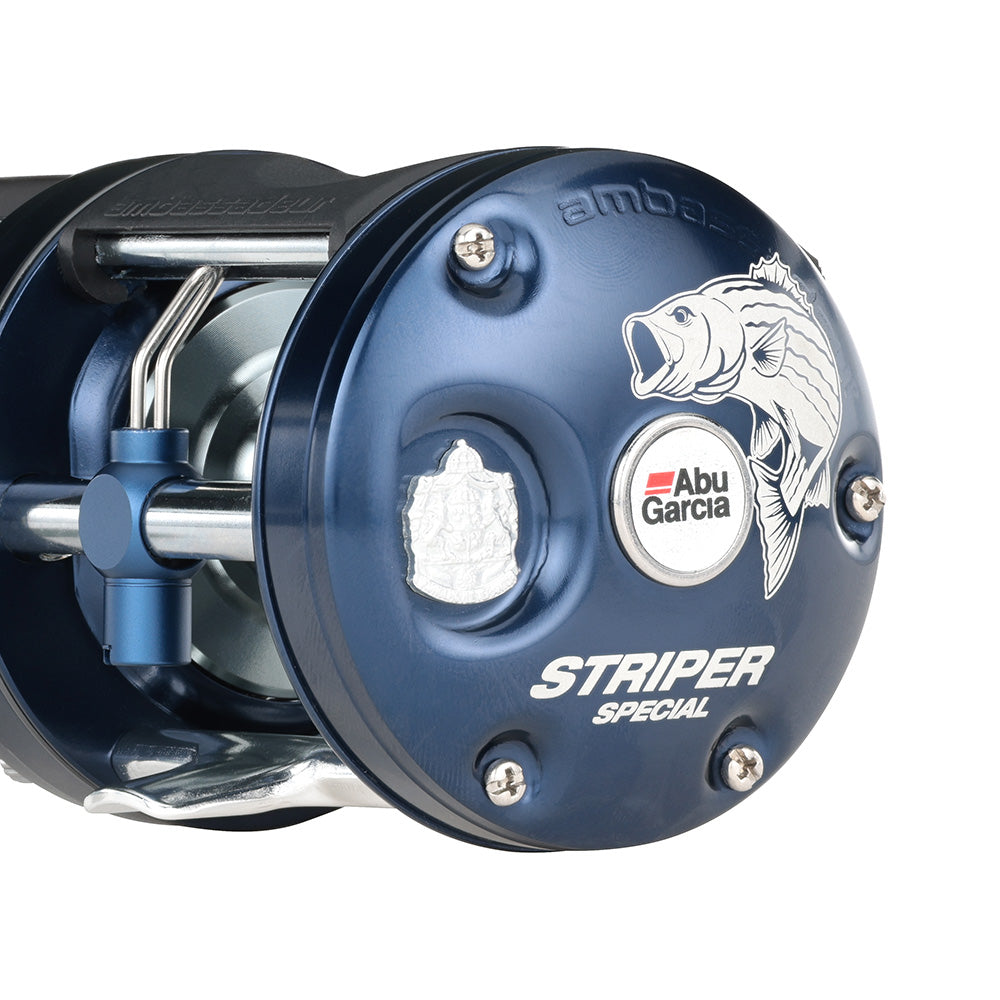 Abu Garcia Ambassadeur C3 Striper Round Baitcast Reel - Right Hand C3-6500STPSPC [1649441] 5