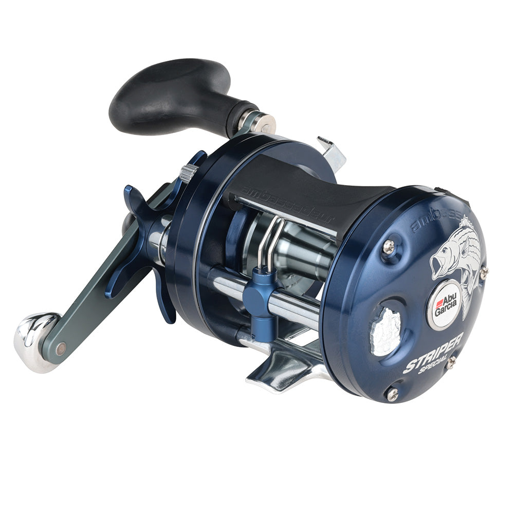 Abu Garcia Ambassadeur C3 Striper Round Baitcast Reel - Right Hand C3-6500STPSPC [1649441] 1