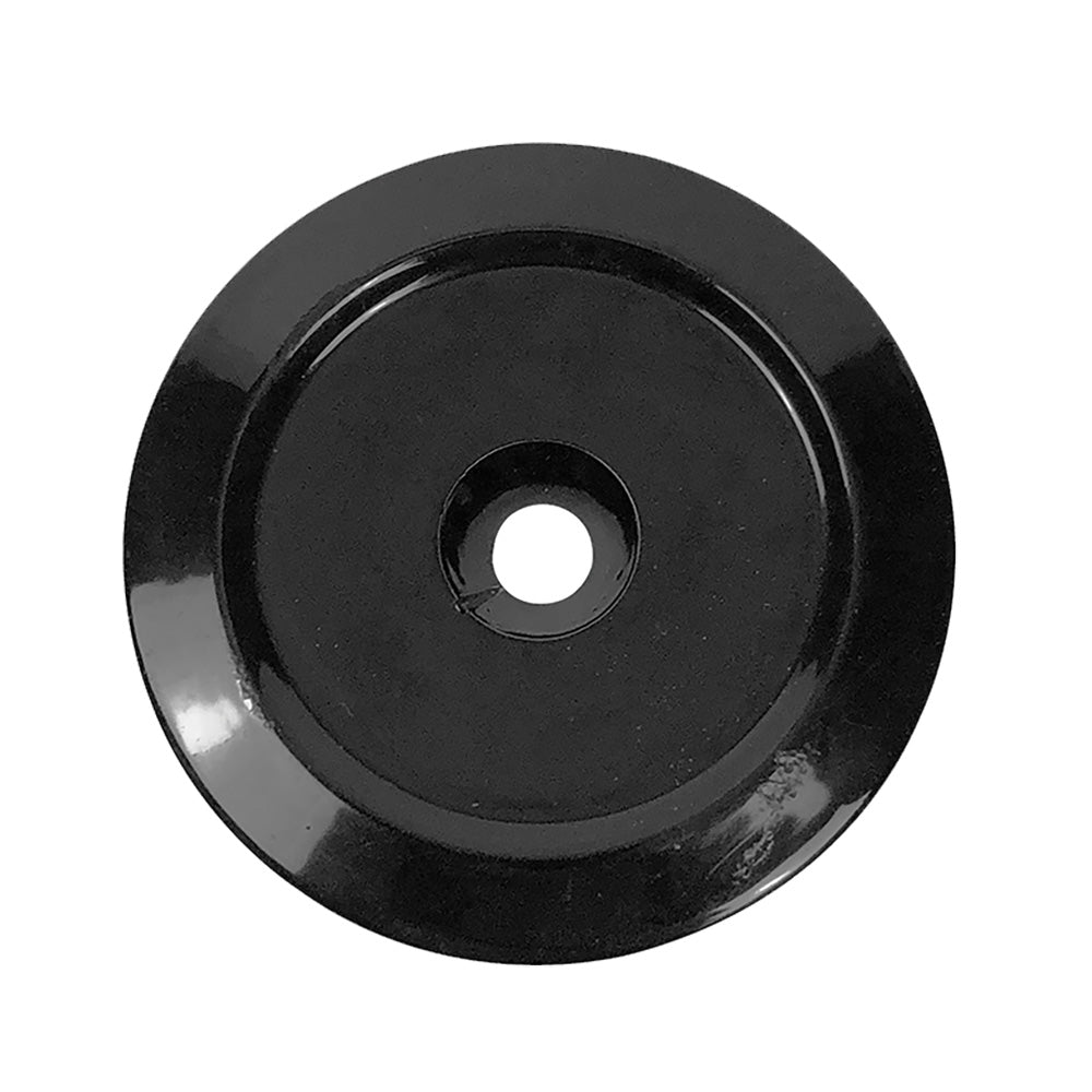 Bob's Machine Deck Saver - Trolling Motor Stabilizer Plate - Gloss Black [311-100000-PCGBLK] 1