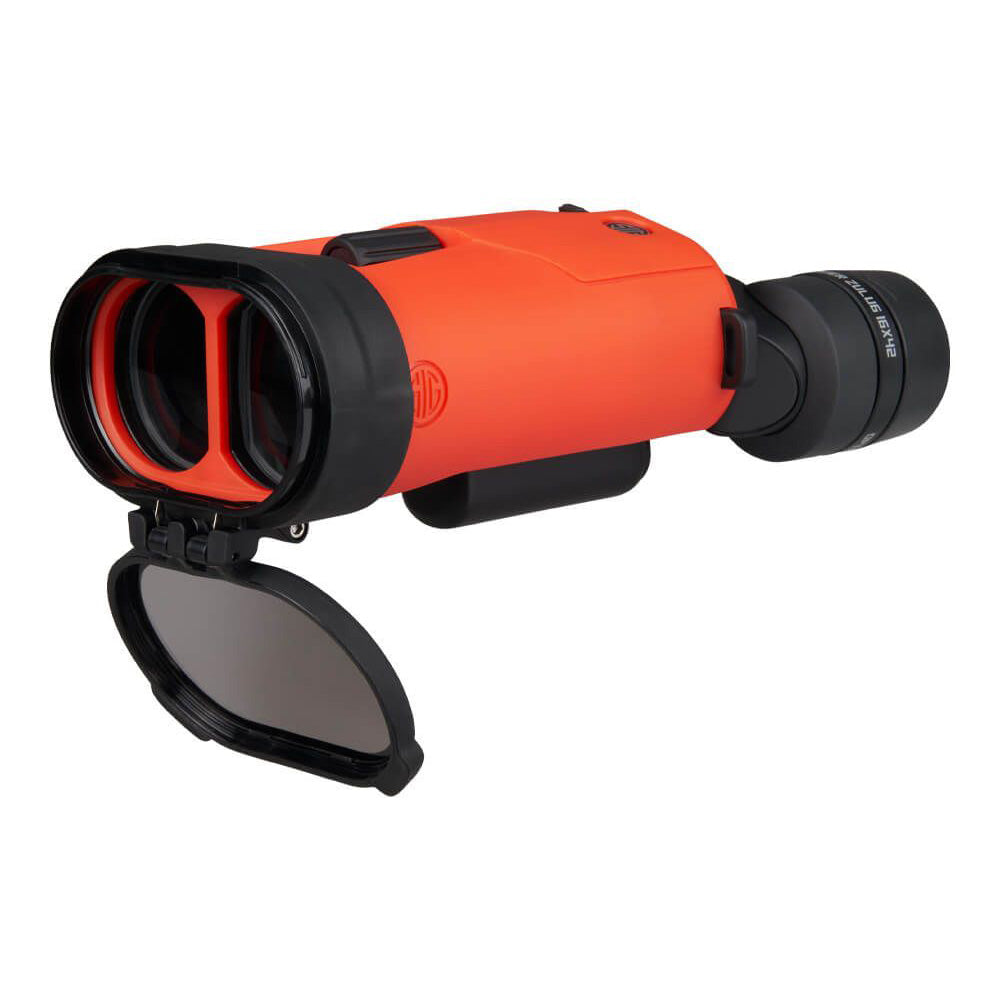 SIG SAUER ZULU6 HDX Marine Binocular w/Polarized Flip Lens - 16x42mm - Orange [SOZ6WP16M] 1