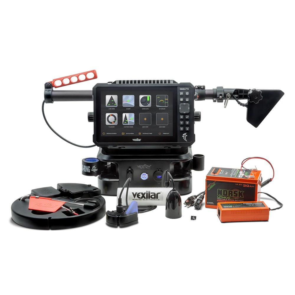 Vexilar Vision X10 Live View System Pro Bundle [VX10PB] 1