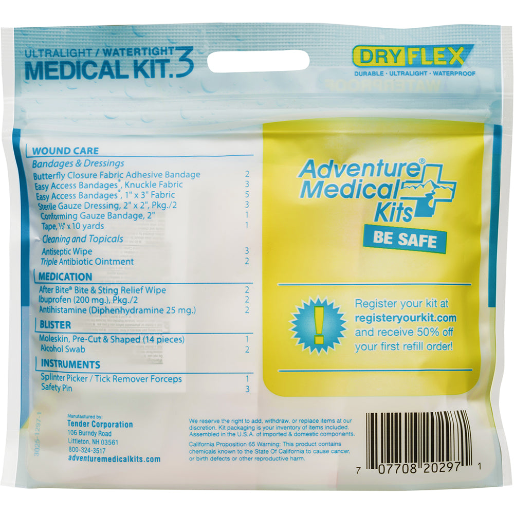 Adventure Medical Ultralight/Watertight .3 vo First Aid Kit [0125-0297] 3