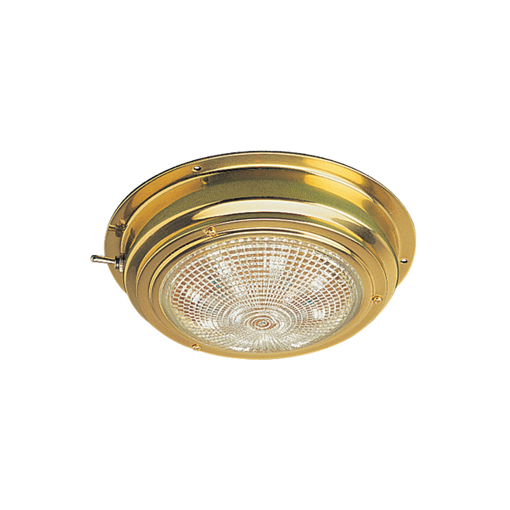 Sea-Dog Brass LED Dome Light - 4" Lens [400198-1] 1