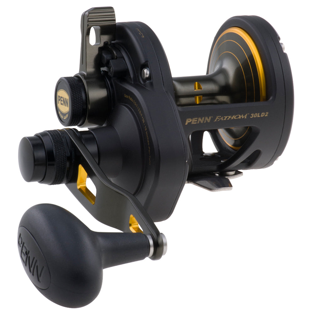 PENN FTH30LD2 Fathom Lever Drag 2 Speed Conventional Reel [1292933] 1