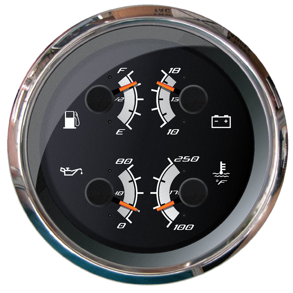 Faria Platinum 4" Multi-Function - Fuel, Oil, Volt  Water Temperature [22014] 1
