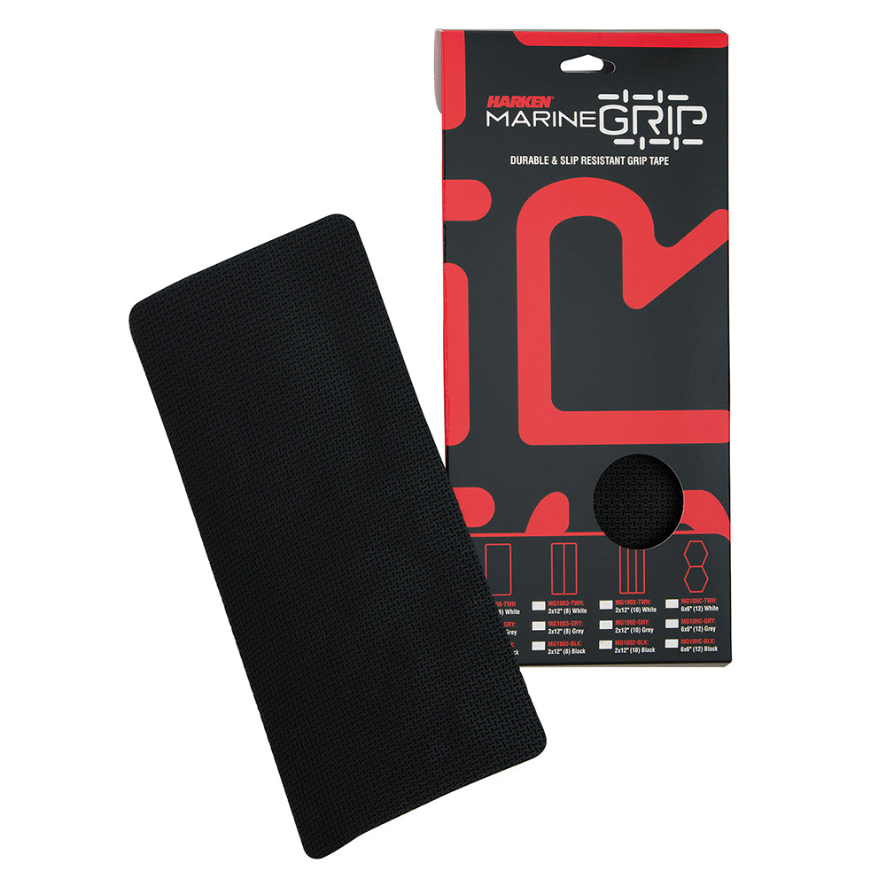 Harken Marine Grip Tape - 6 x 12" - Black - 6 Pieces [MG1006-BLK] 1