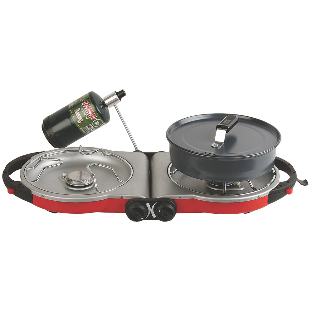ColemanPerfectFlow InstaStart Fold N Go Stove - 2-Burner [2000038018] 3