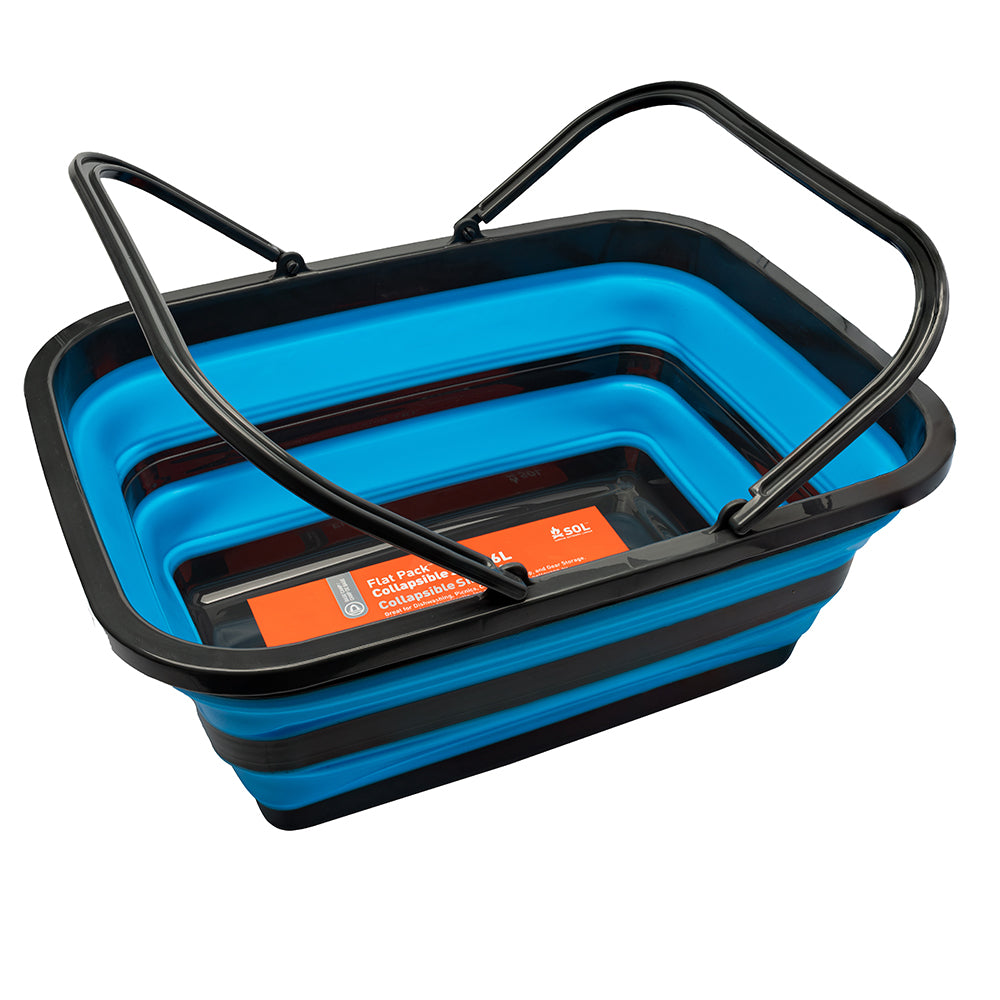S.O.L. Survive Outdoors Longer Flat Pack Sink - 16L [0140-1012] 1