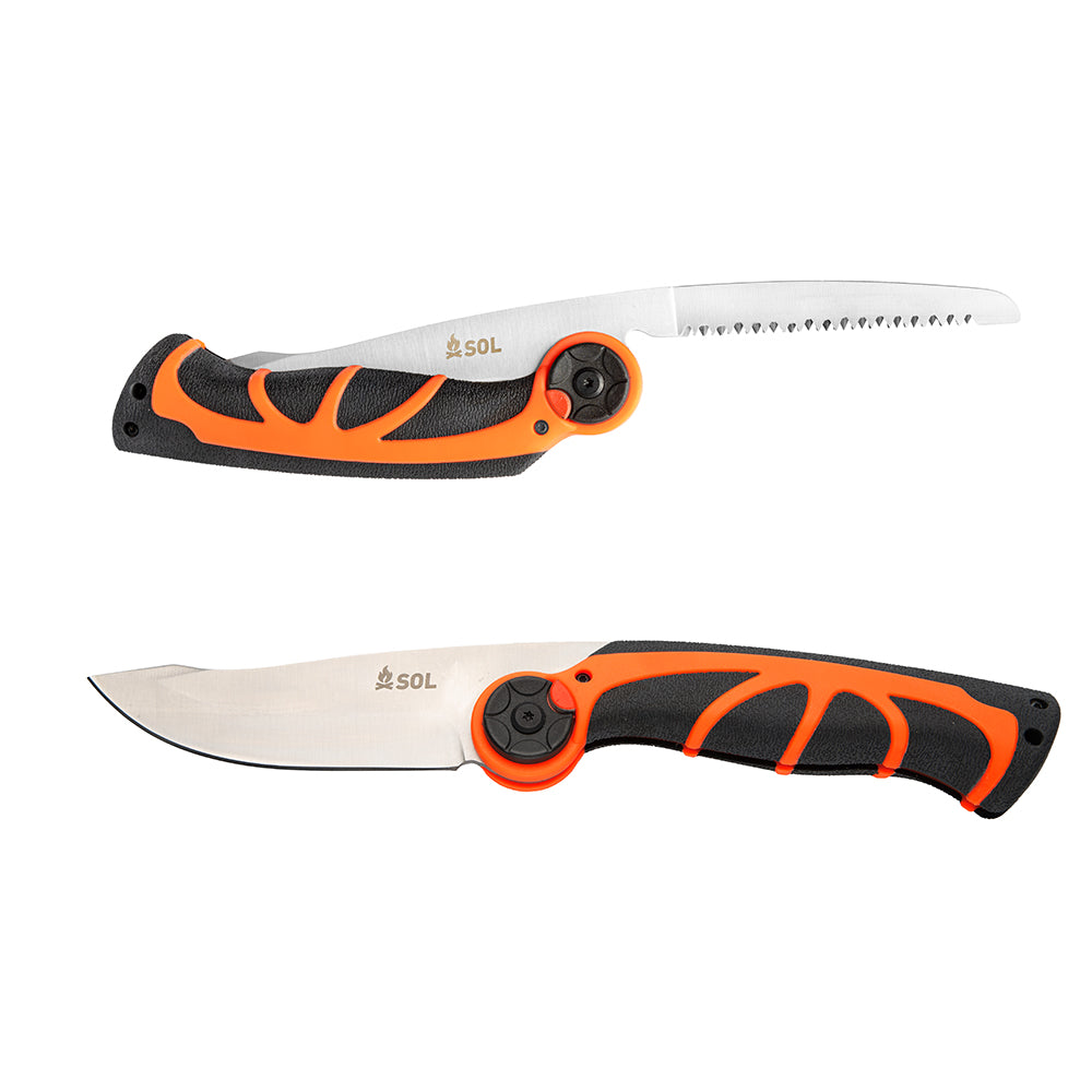 S.O.L. Survive Outdoors Longer Stoke Pivot Knife  Saw [0140-1018] 2