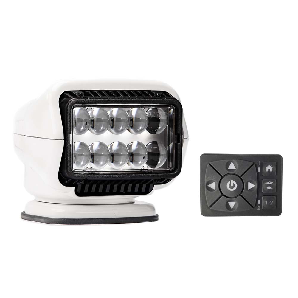 Golight Stryker ST Series Permanent Mount White 12V LED w/Hard Wired Dash Mount Remote [30204ST] 1