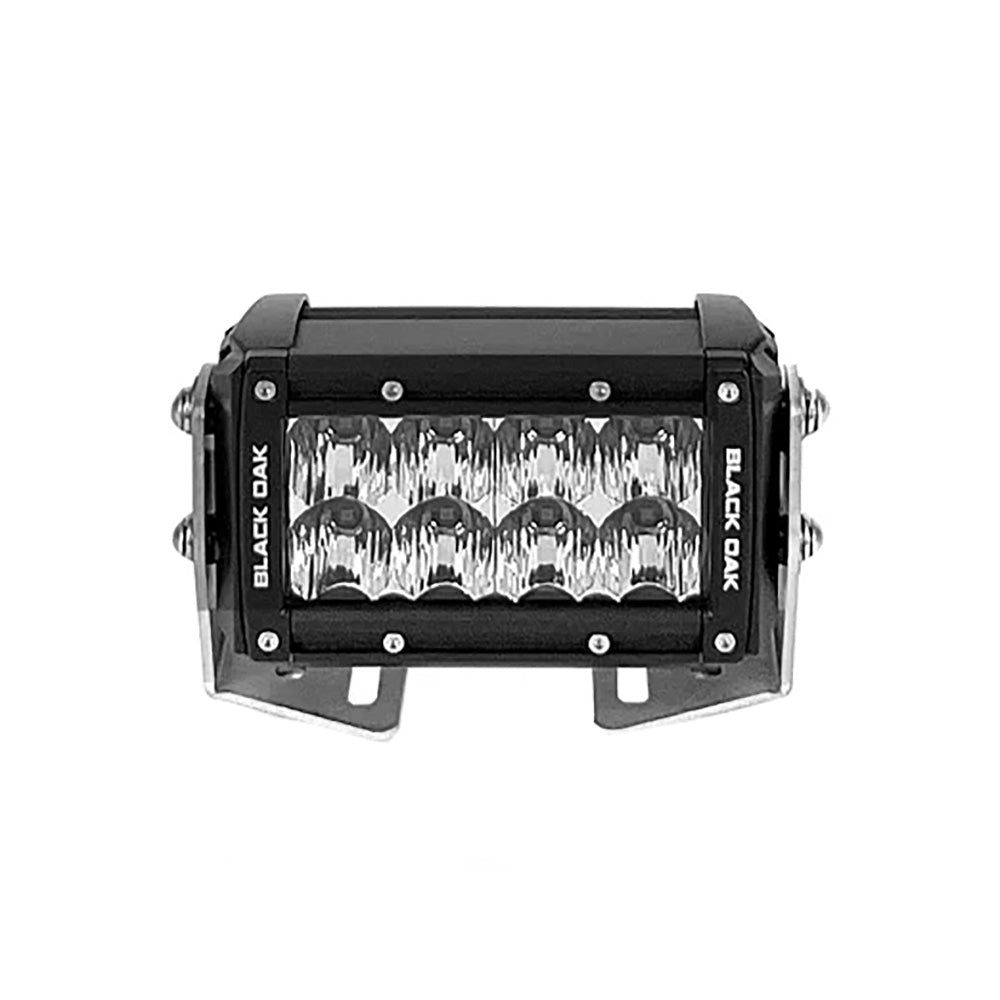 Black Oak Pro Series 3.0 Double Row 4" LED Light Bar - Spot Optics - Black Housing [4S-D5OS] 3