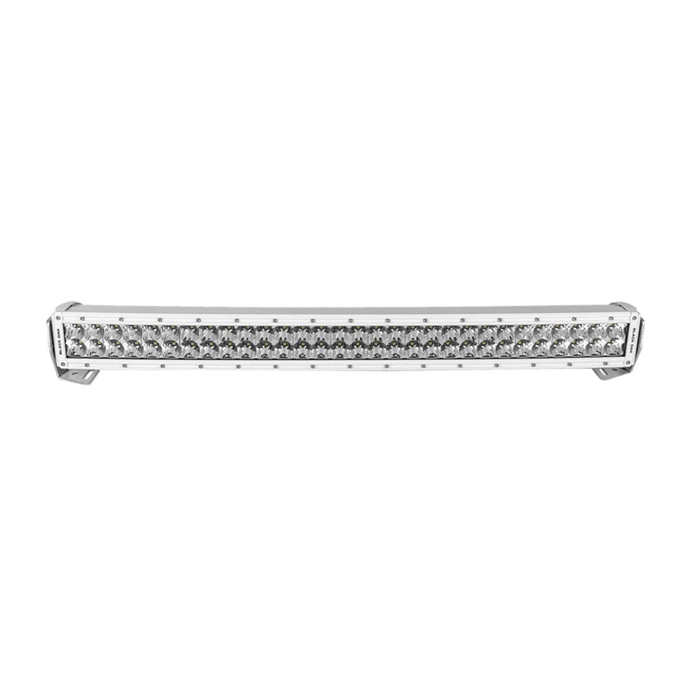 Black Oak 30" Marine Curved Double Row LED Light Bar - Spot Optics - White Housing - Pro Series 3.0 [30SCM-D5OS] 3