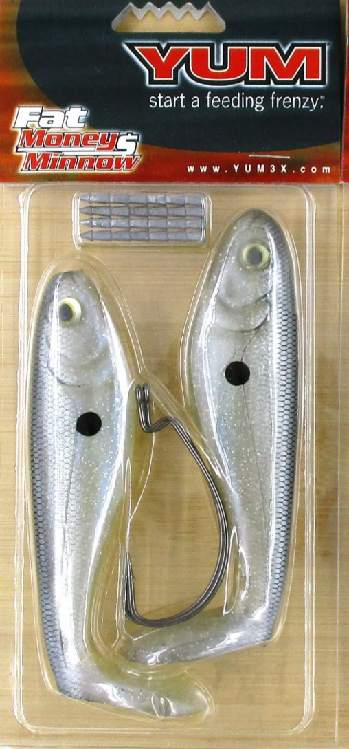 YUM Money Minnow Paddle Tail Swimbait 5" 9