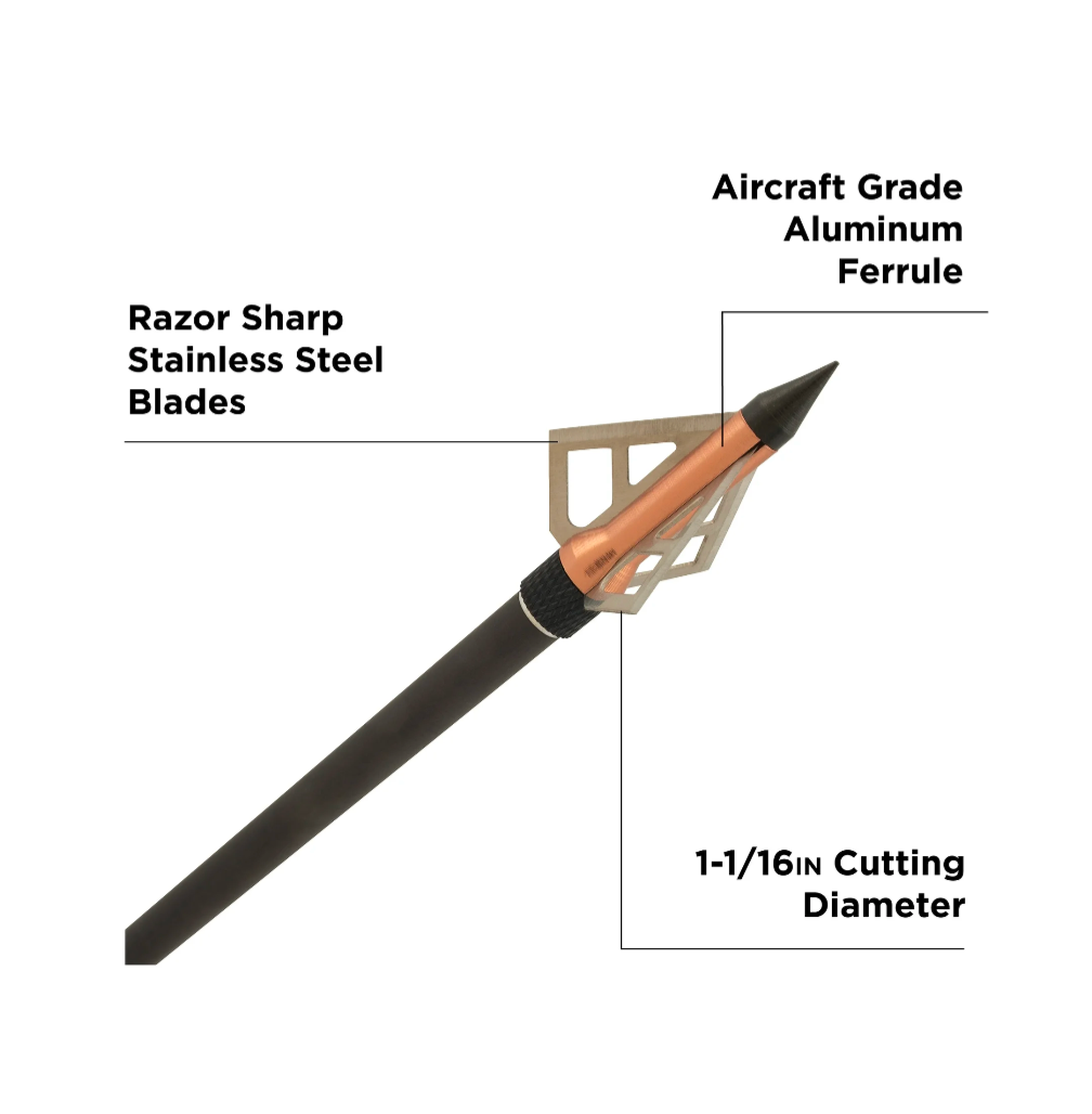 Allen Company Lightning XST 100-Grain Broadheads - 3 pack 3