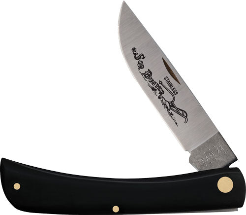Case Knives Black Synthetic - Smooth Sod Buster