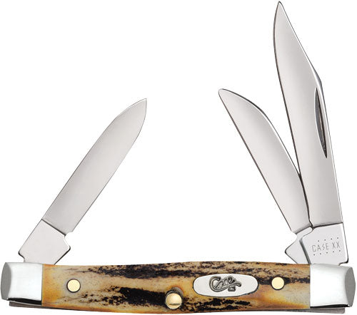 Case Knives Genuine Stag - Small Stockman