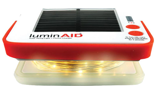 Arb Luminaid Solar String - White Light With Phone Charger 1