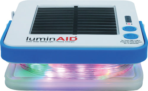 Arb Luminaid Solar String - Color Light With Phone Charger 1