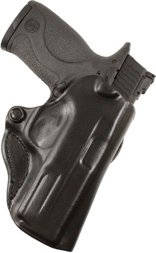 Desantis Mini Scabbard Holster - Rh Owb Leather Ruger Lc9 Blk!