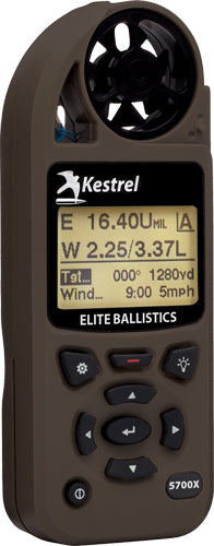Kestrel 5700x Wez W/ Applied - Ballistics Flat Dark Earth