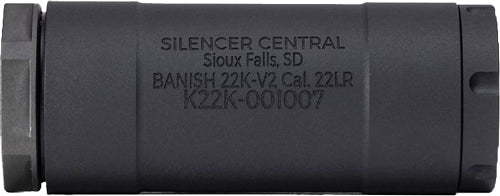 Banish Suppressors Banish22k - V2 Rimfire 1/2x28 Black