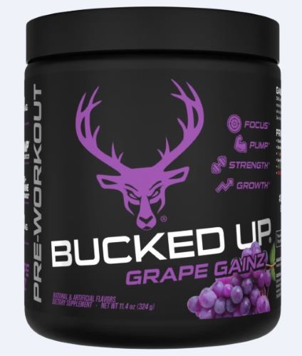 Bucked Up Pre-workout Grape - Gainz 30 Servings 1