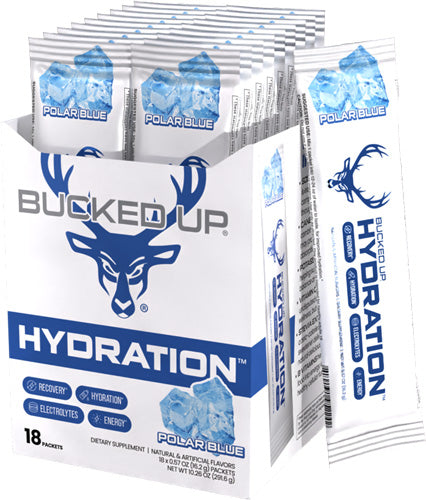 Bucked Up Hydration 2.0 - Polar Blue 18 Count 1