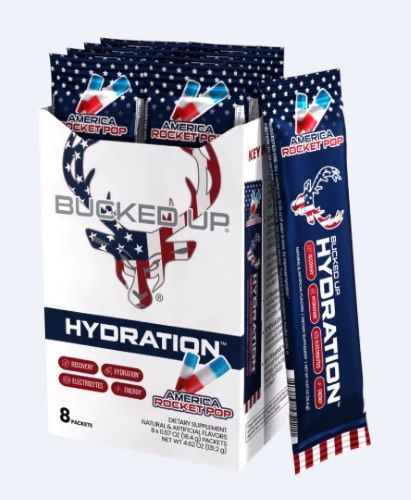 Bucked Up Hydration 2.0 - Rocket Pop 8 Count
