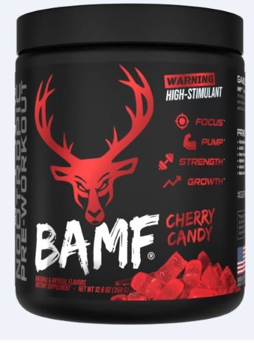 Bucked Up Pre-workout Bamf - Cherry Hard Candy 30 Servings 1