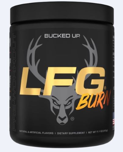 Bucked Up Pre-workout Lfg Burn - Strawberry Pineapple 30serving