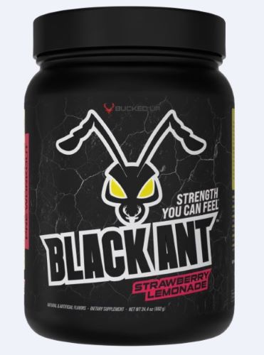Bucked Up Black Ant Preworkout - Strawberry Lemonade 20 Serving 1