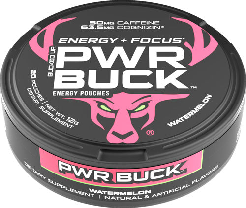 Bucked Up Pwr Buck Energy - Pouches 5 Can Roll Watermelon 1