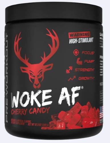 Bucked Up Pre-workout Woke Af - Cherry Hard Candy 30 Servings 1