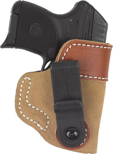 Desantis Soft Tuck Holster Iwb - Rh Lthr Fits Glock 43 Natural