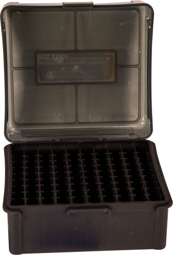Frankford Arsenal Ammo Bx 223 - 100 Rnds Blk/smoke Hinge Top