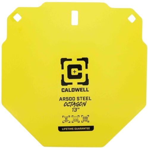 Caldwell Ar500 13" Octagon - Steel Target Yellow 1
