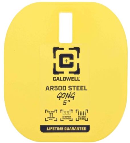 Caldwell Ar500 5" Steel Target - Yellow 1