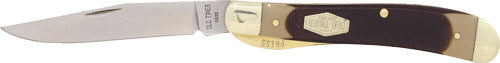 Old Timer Knife Gunstock Trppr - 1-blade 3.1" S/s Delrin