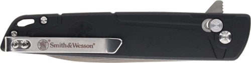 S&w Knife 24/7 Crossbar Folder - 3.25" Ss/black Gentleman Carry