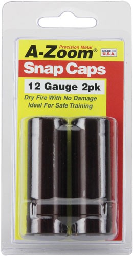 A-zoom Metal Snap Cap 12ga. - 2-pack